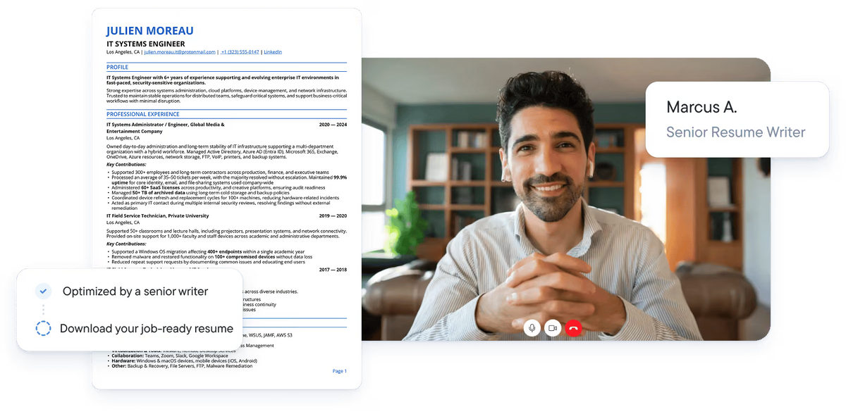 Resume writing service